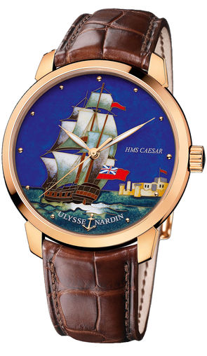 Ulysse Nardin 8152-111-2 / CAESAR Classico Enamel HMS Caesar Rose Gold watch review